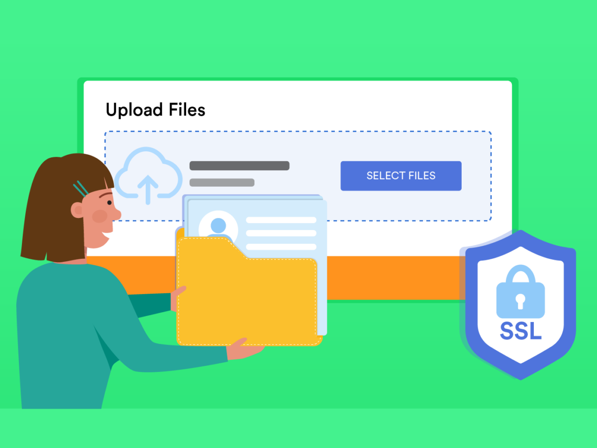 Upload sikker dokumenter